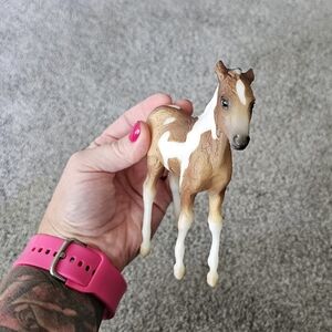 Breyer Brown and White Foal Figurine